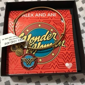 Wonder Woman Alex and Ani charm bracelet.